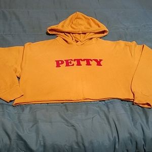 Fashion nova cropped hoodie